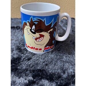 Warner Bros.Looney Tunes Taz & She-Devil "Ladies Man" Ceramic Mug OverSized 1996